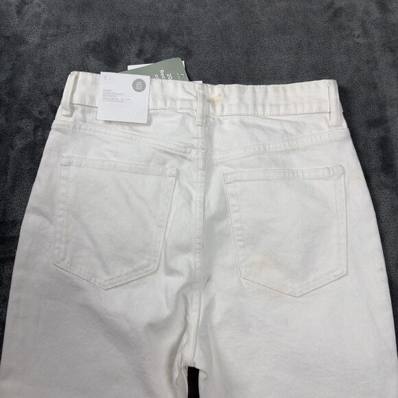 H and M Denim Jeans Women's Size 6 (28x26) White with tags - Picture 10 of 13